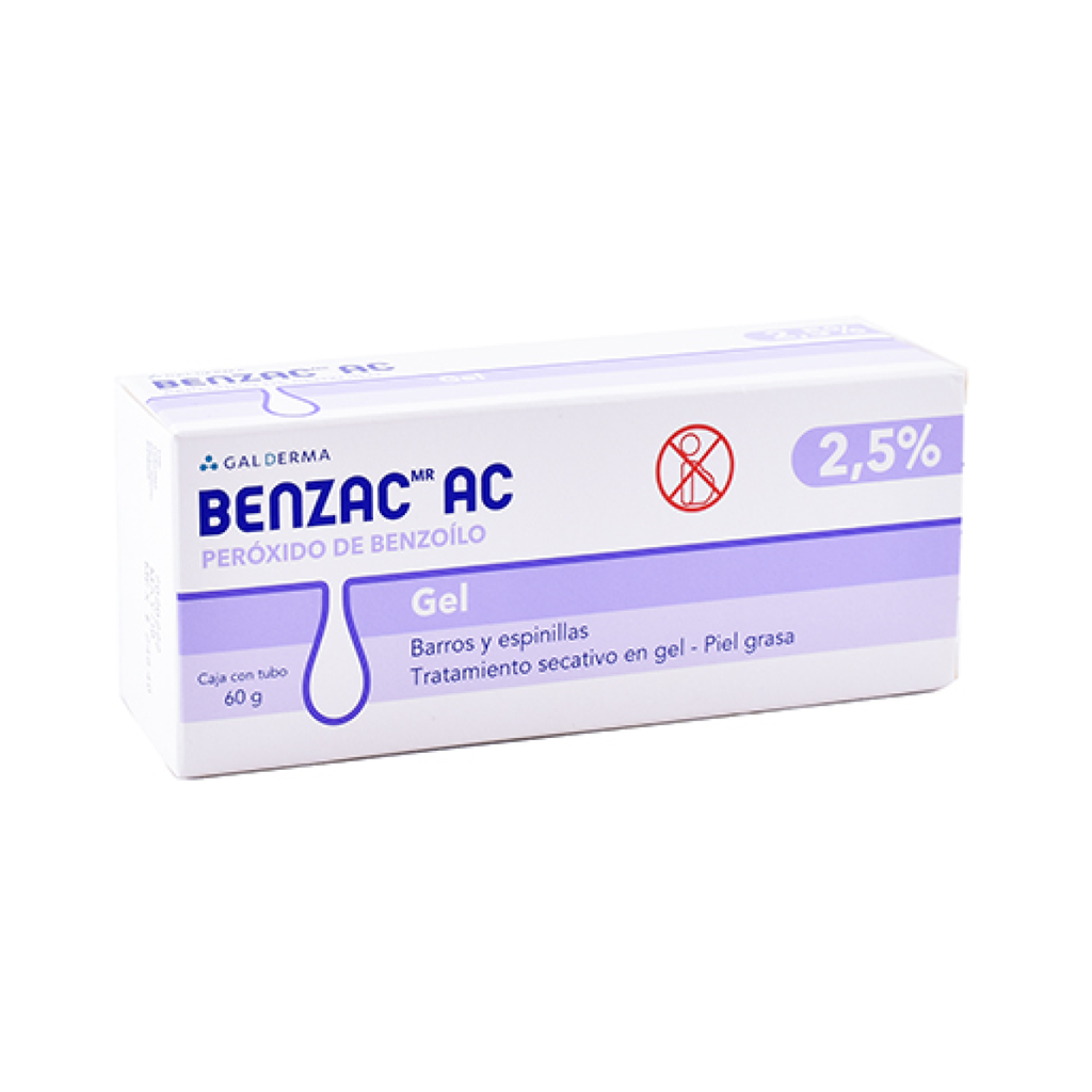 BENZAC-A-C 2.5 g 60 Gramos