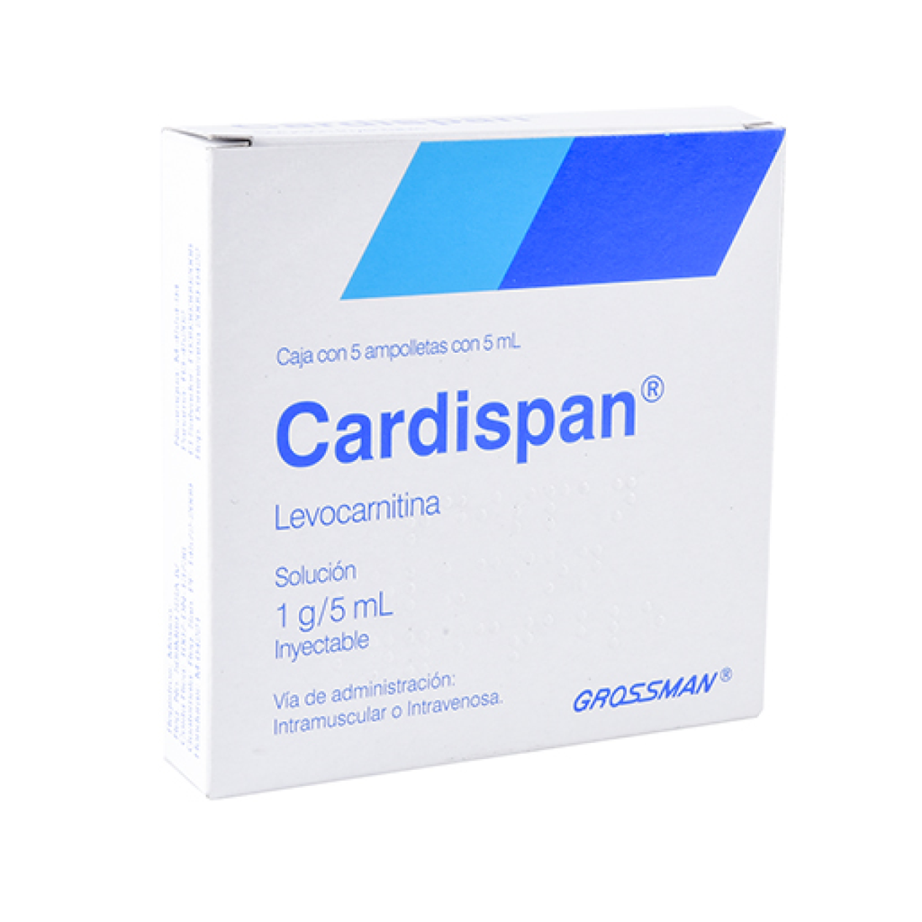 CARDISPAN PED 1 g 5 Ampolleta