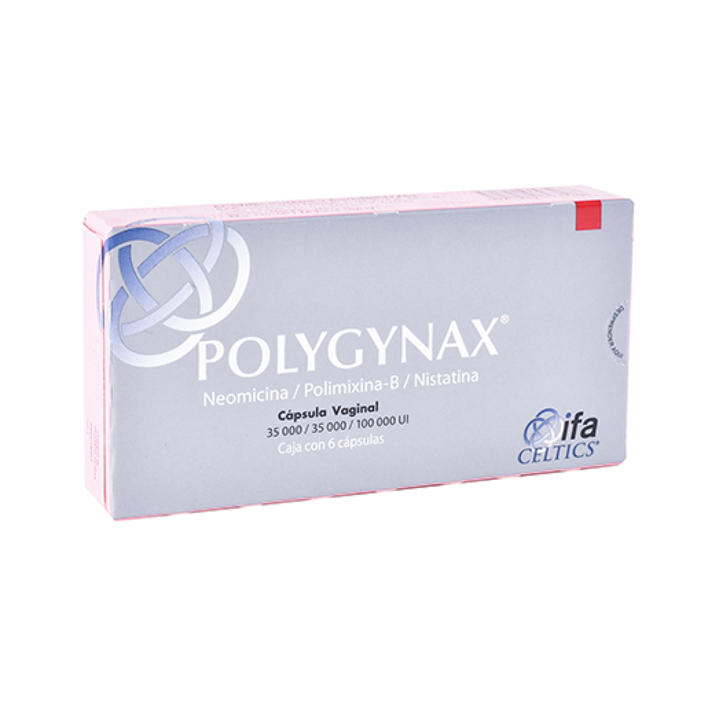 POLYGYNAX 35000/35000/100000 UI 6 Cápsula(s)
