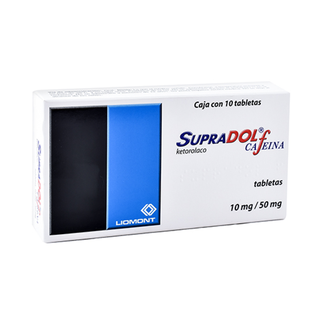 SUPRADOL F 10/50 mg 10 Tableta(s)