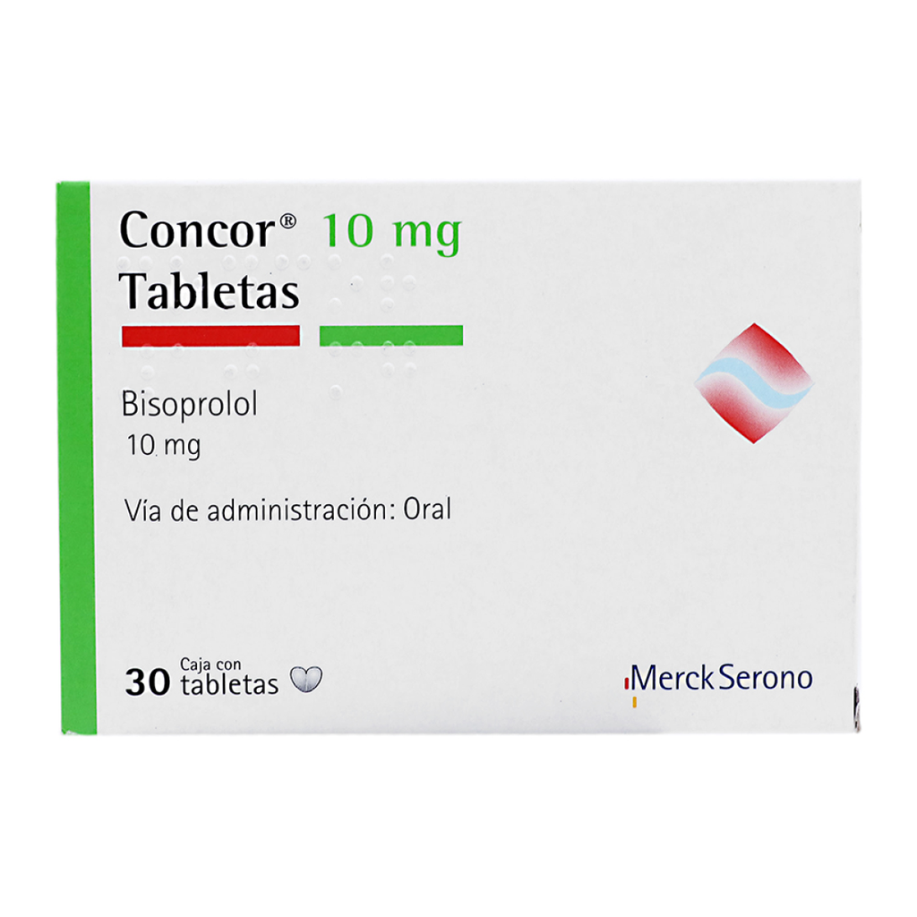 CONCOR 10 mg 30 Grageas