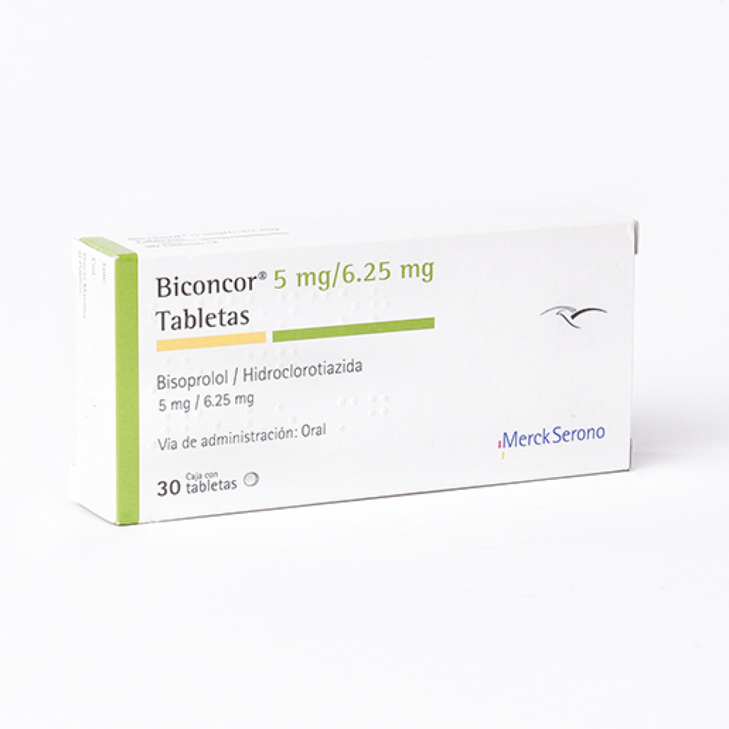 BICONCOR 5/6.25 mg 30 Tableta(s)