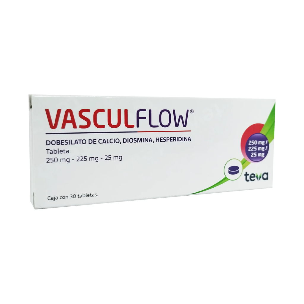 VASCULFLOW 250/225/25 mg 30 Tableta(s)