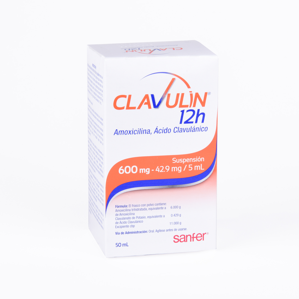 CLAVULIN 12H 600/42.9 mg/5 ml 50 Mililitro