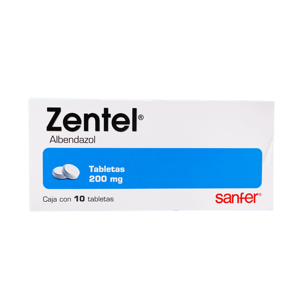 ZENTEL 200 mg 10 Tableta(s)