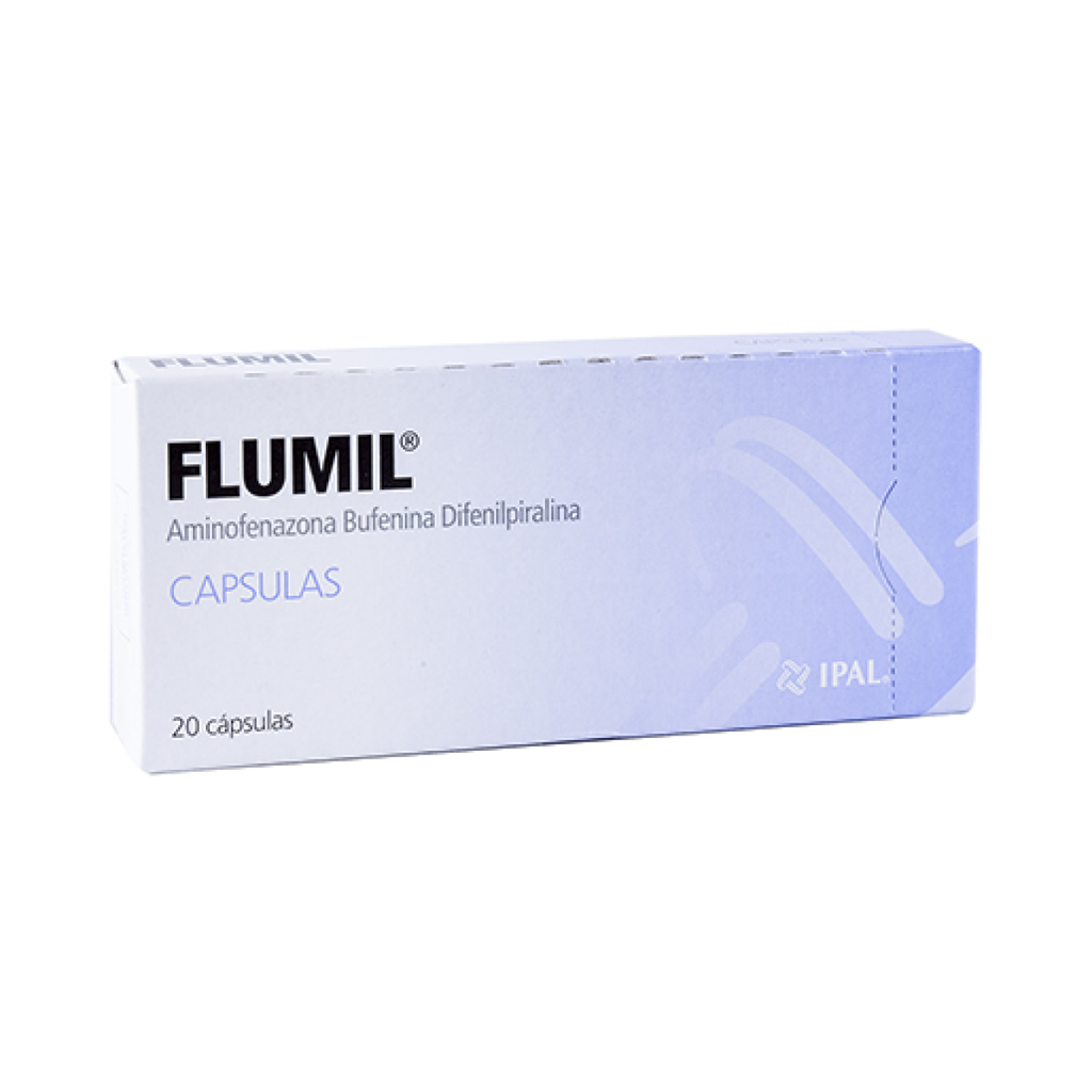FLUMIL 40/1.5/1.5 mg 20 Cápsula(s)