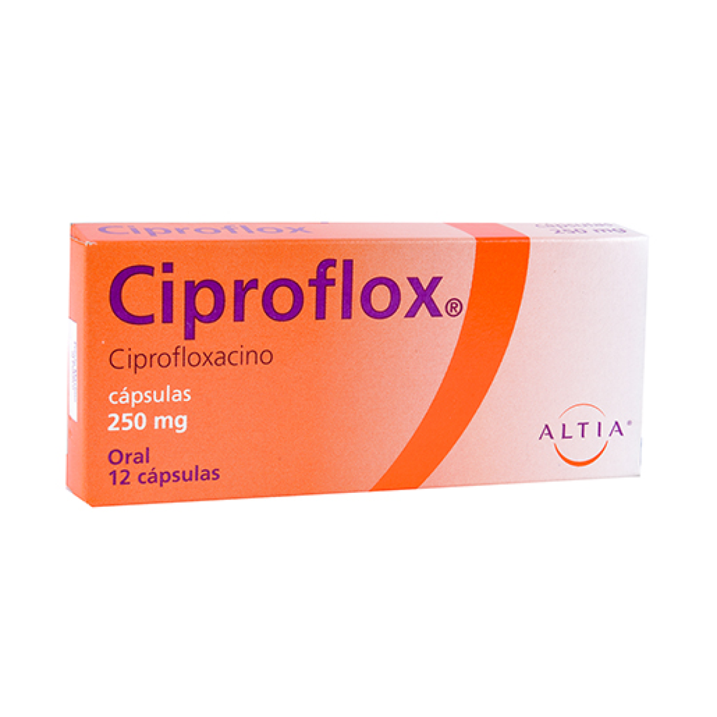 CIPROFLOX 250 mg 12 Cápsula(s)