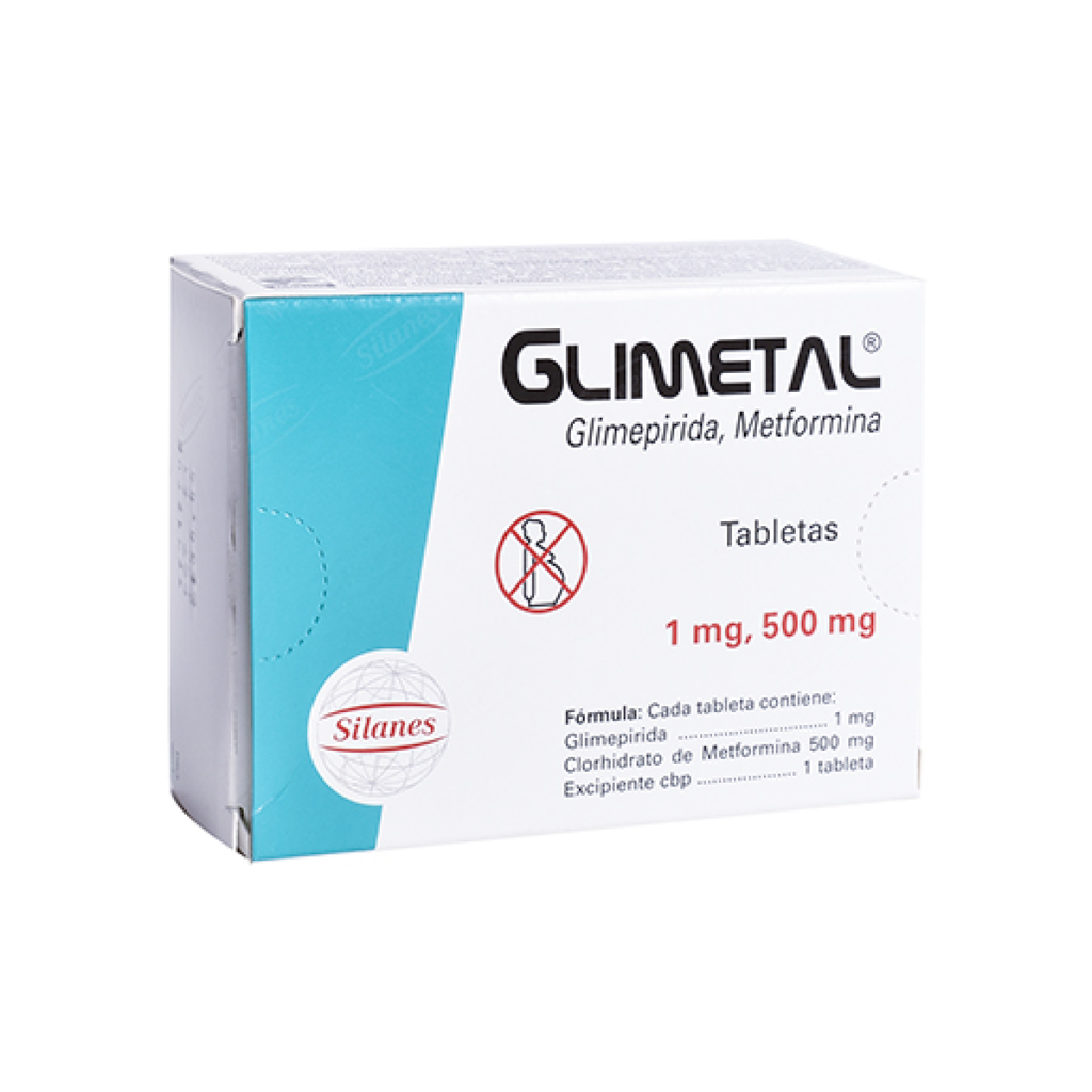 GLIMETAL 1/500 mg 32 Tableta(s)