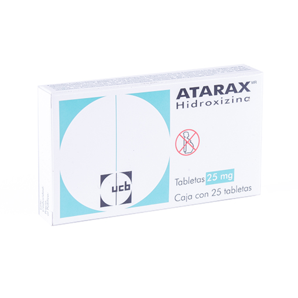 ATARAX 25 mg 25 Grageas