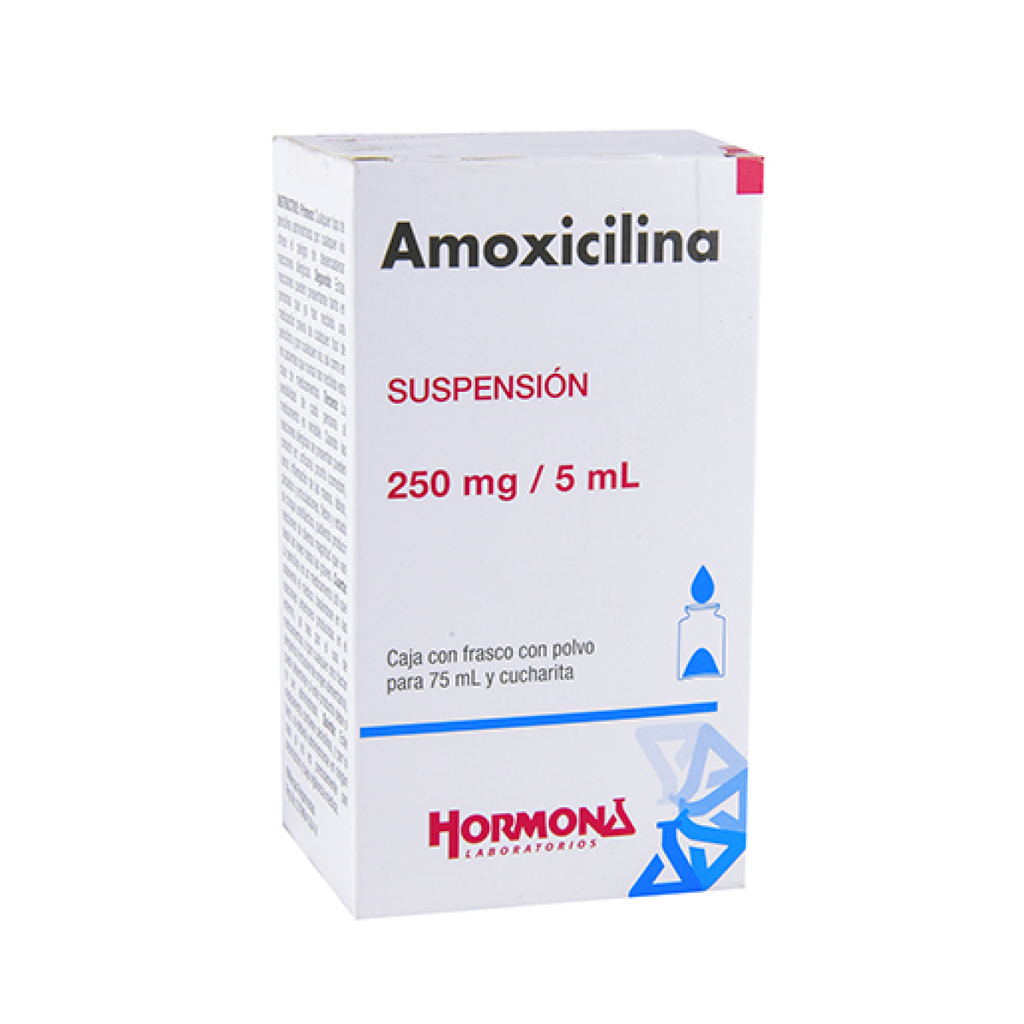 AMOXICILINA 250 mg/5 ml 75 Mililitro