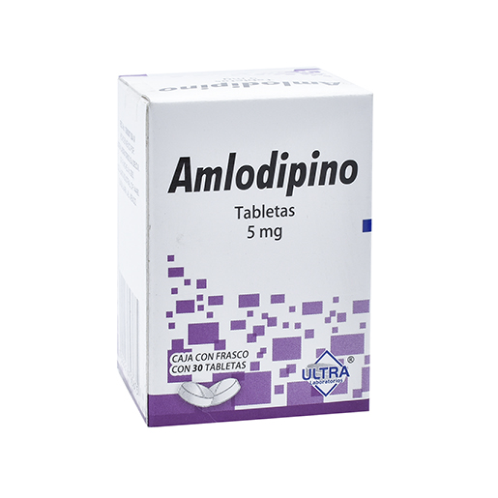 AMLODIPINO 5 mg 30 Tableta(s)