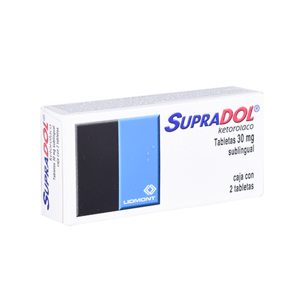 SUPRADOL - SUBLINGUAL 30 mg 2 Tableta(s)