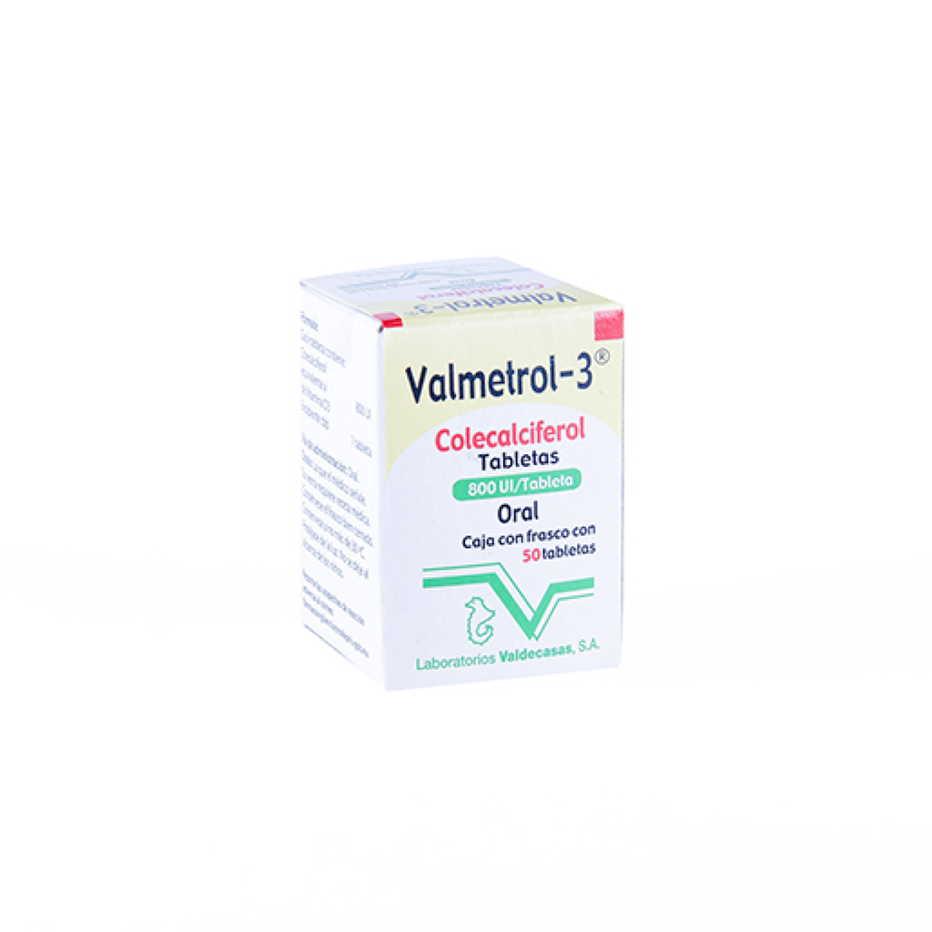 VALMETROL-3 800 UI 50 Tableta(s)