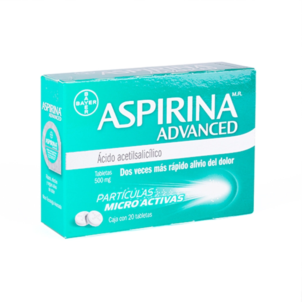 ASPIRINA ADVANCED 500 mg 20 Tableta(s)