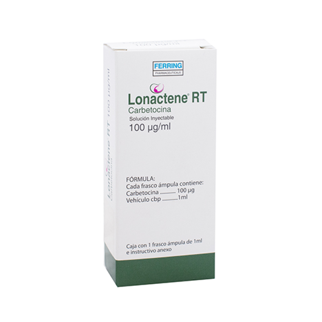 LONACTENE RT 100 mcg/1 ml 1 Frasco Ámpula