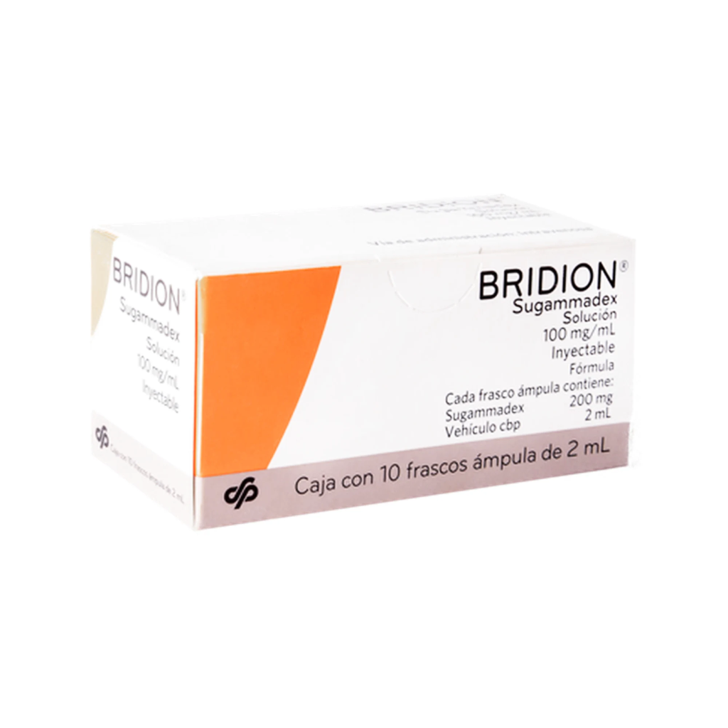 BRIDION 100 mg 10 Frasco Ámpula
