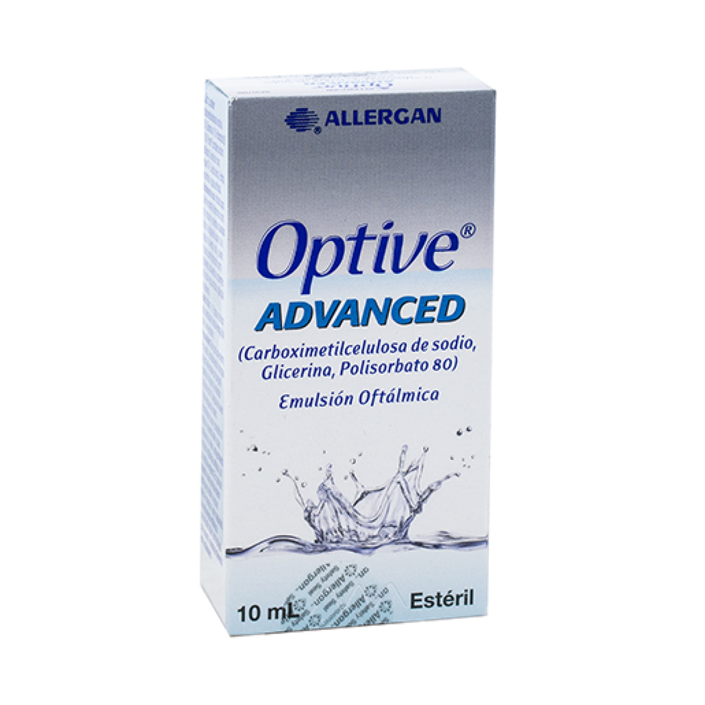 OPTIVE ADVANCED EMULSION OFTALMICA 5/10/5 mg 10 Mililitro