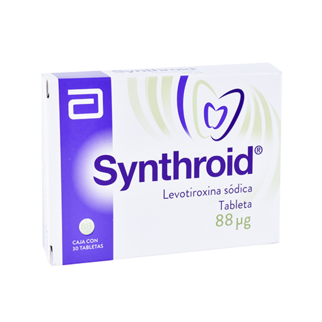 SYNTHROID 88 mcg 30 Tableta(s)