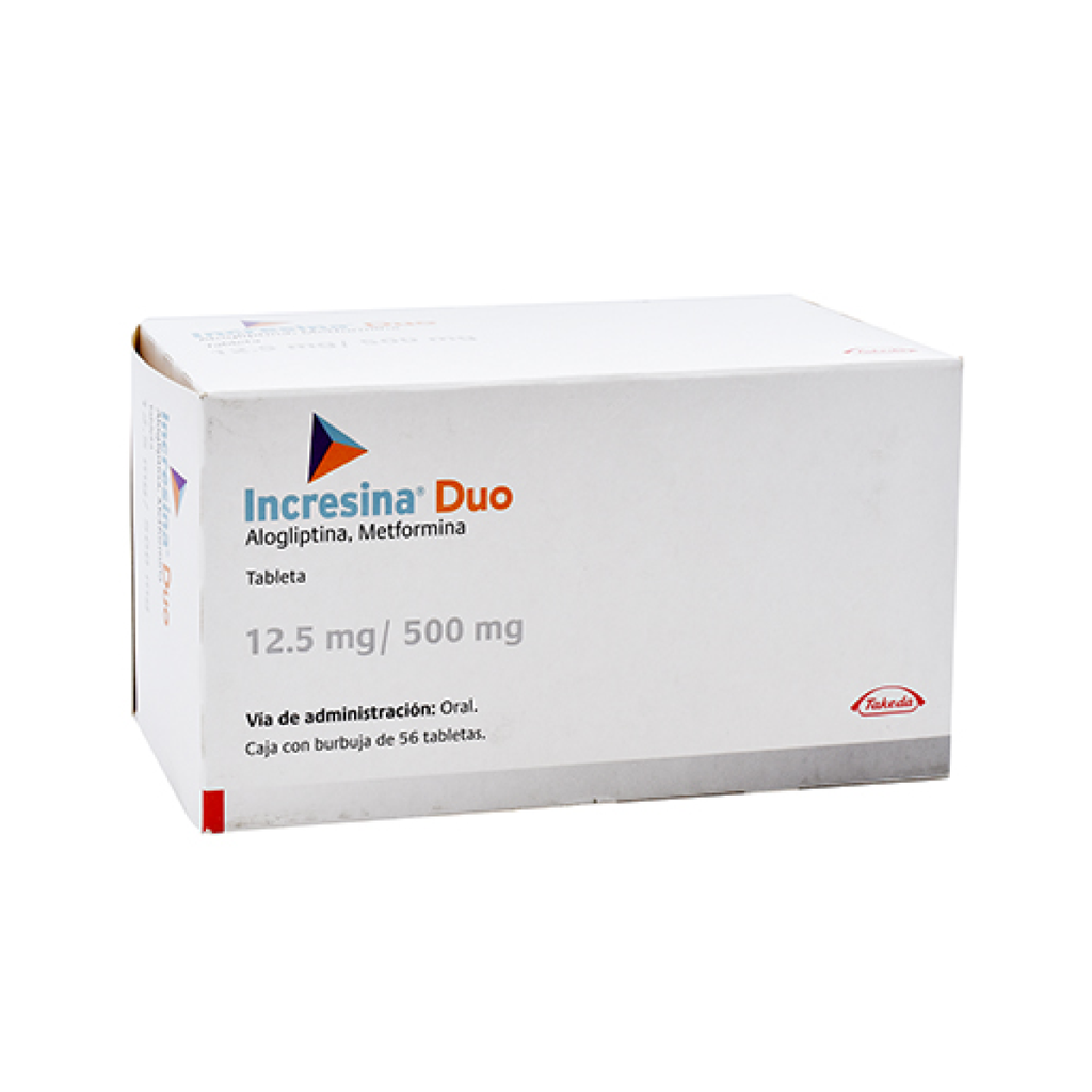 INCRESINA DUO 12.5/500 mg 56 Tableta(s)