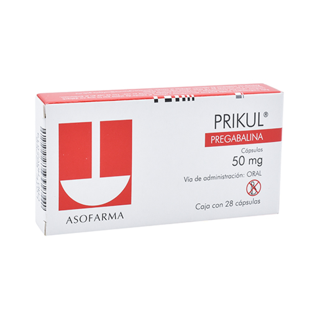 PRIKUL 50 mg 28 Cápsula(s)