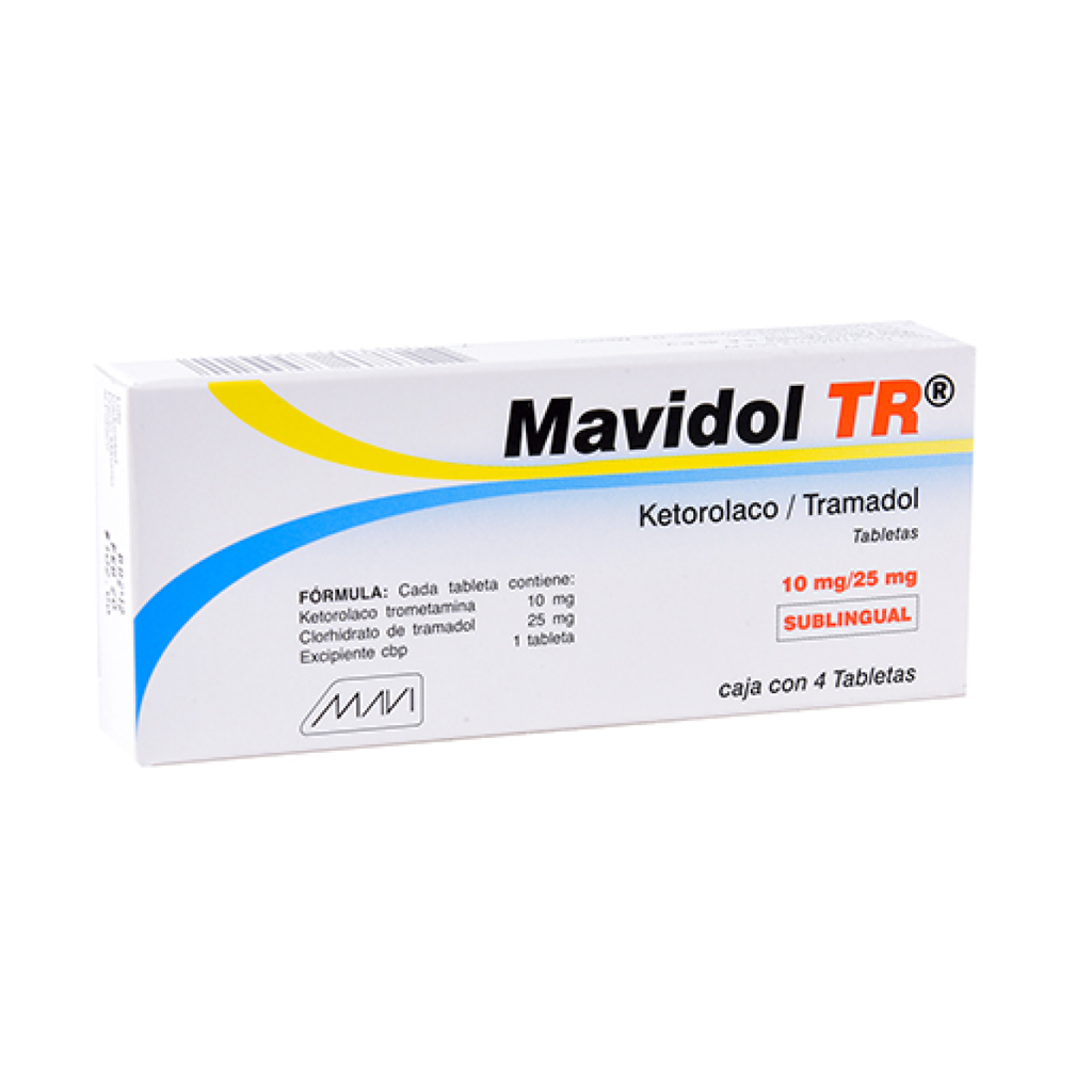 MAVIDOL TR SL 10/25 mg 4 Tableta(s)