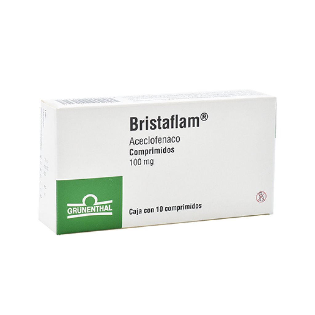 BRISTAFLAM 100 mg 10 Comprimido(s)