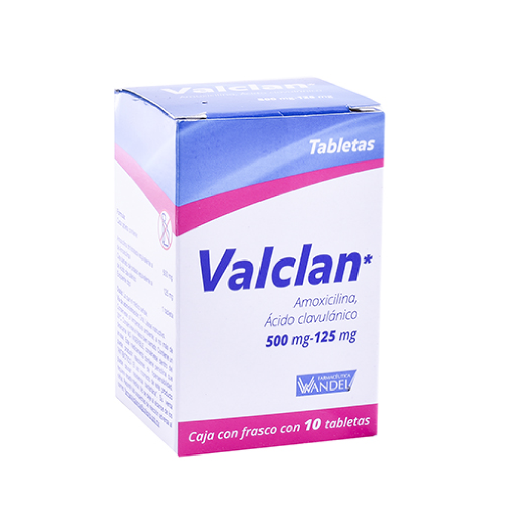 VALCLAN 500/125 mg 10 Tableta(s)