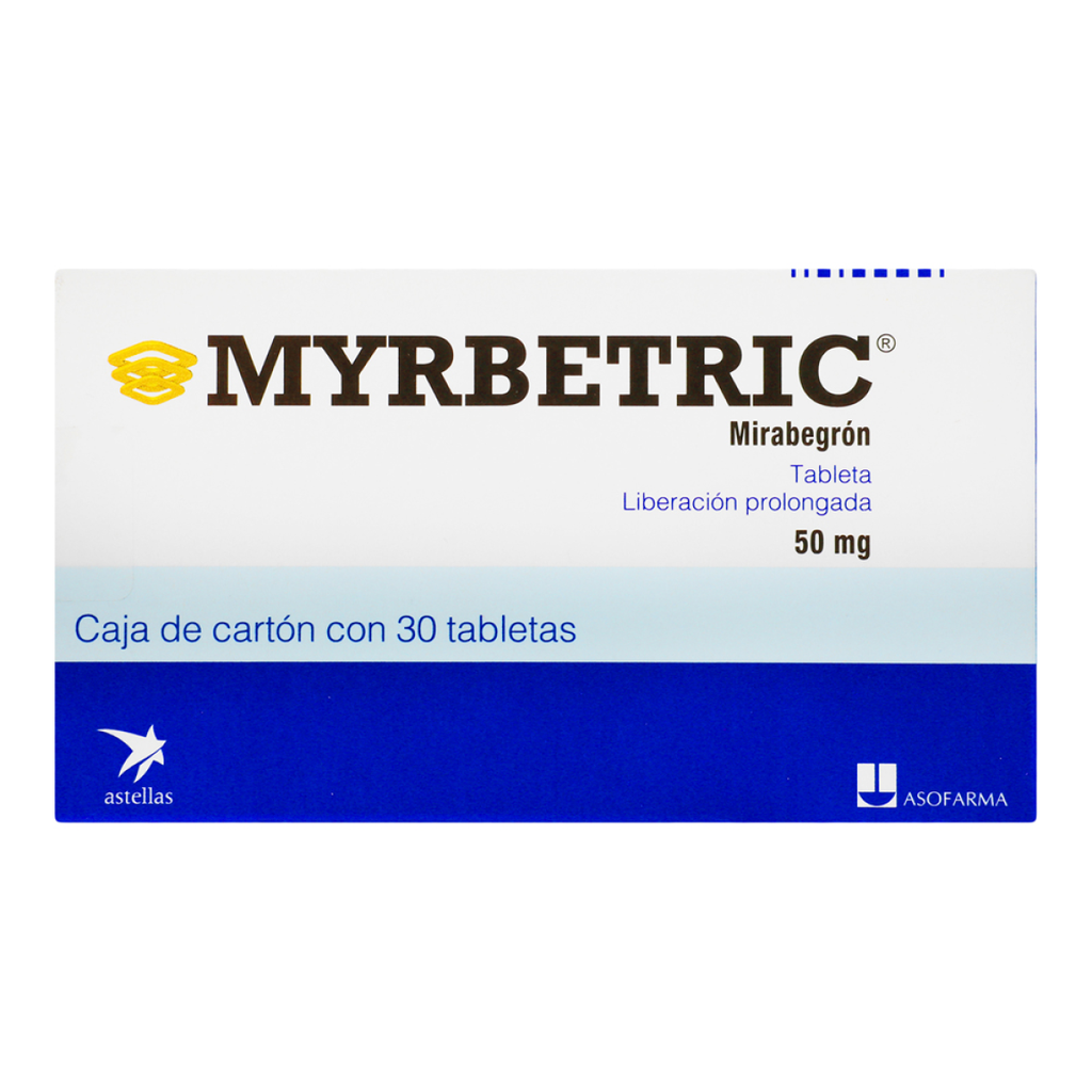 MYRBETRIC LP 50 mg 30 Tableta(s)