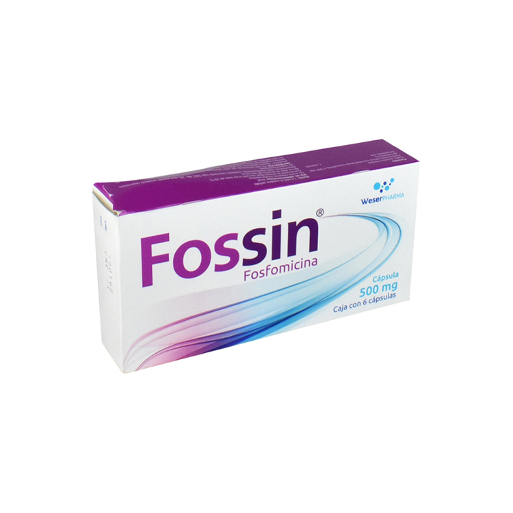 FOSSIN 500 mg 6 Cápsula(s)
