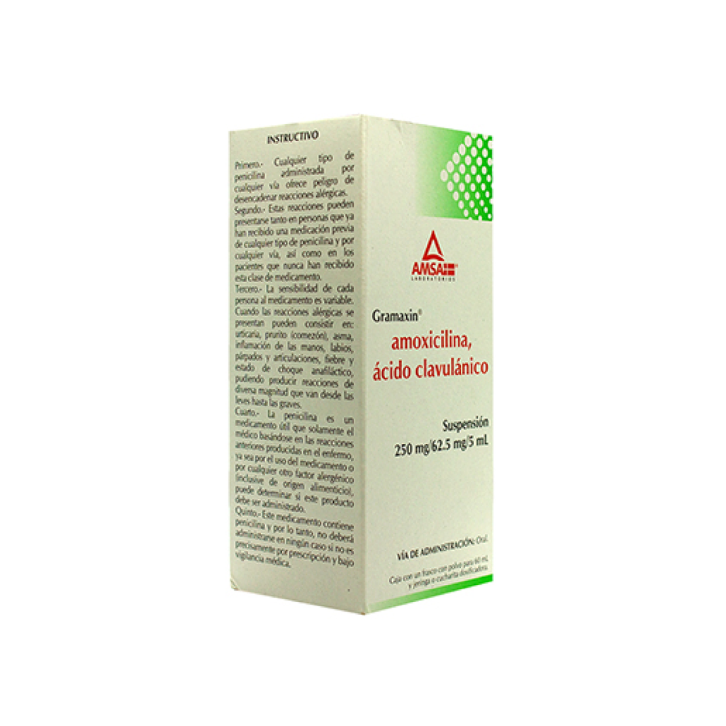 AMOXILINA - ÁCIDO CLAVULANICO 250/62.5 mg/5 ml 60 Mililitro