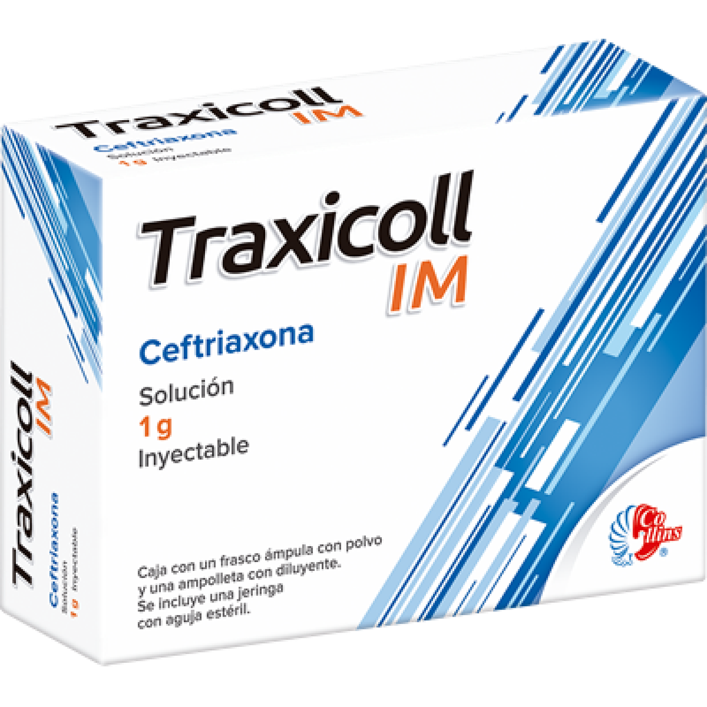 TRAXICOLL I.M. 1 g/3.5 ml 1 Frasco Ámpula