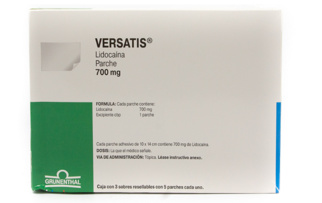 VERSATIS 700 mg 15 Parche