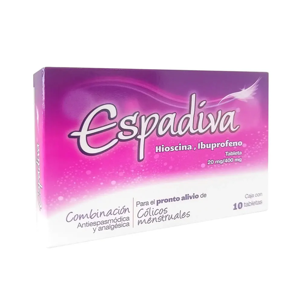 ESPADIVA 20/400 mg 10 Tableta(s)