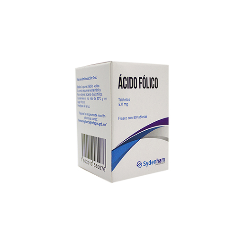 ACIDO FOLICO 5 mg 50 Tableta(s)