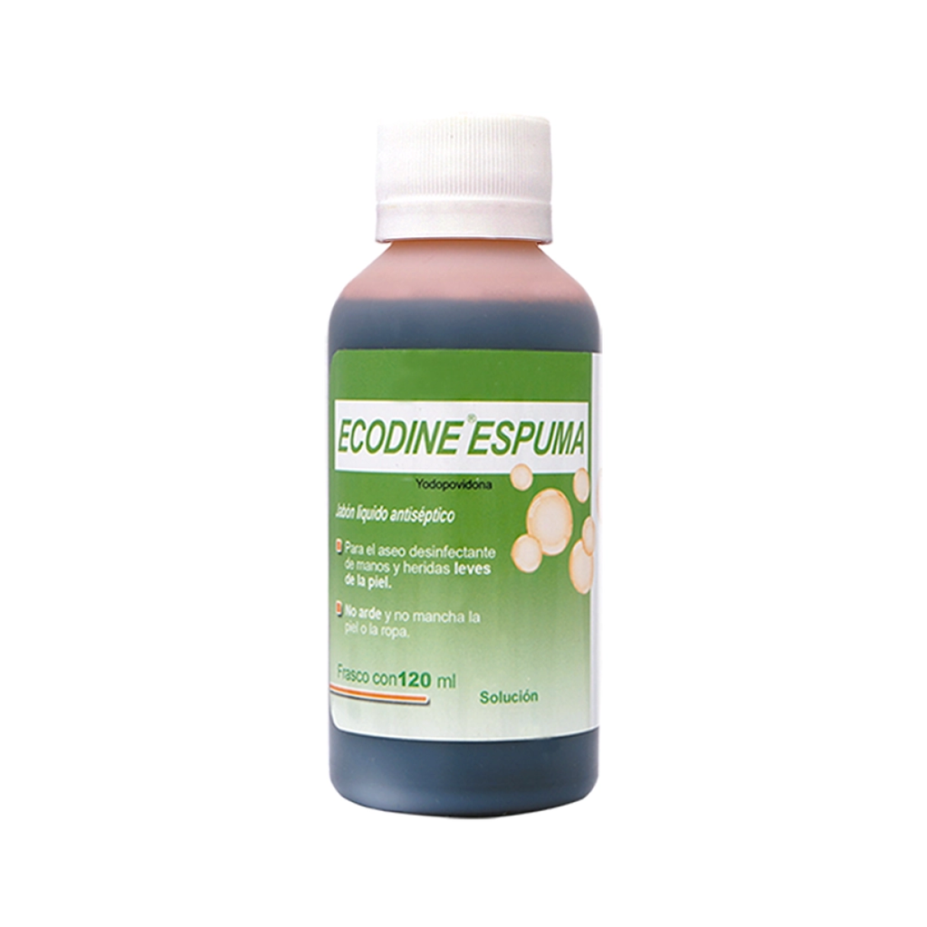 ECODINE ESPUMA 0.8 g 120 Mililitros