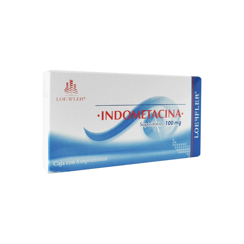 INDOMETACINA 100 mg 6 Supositorios