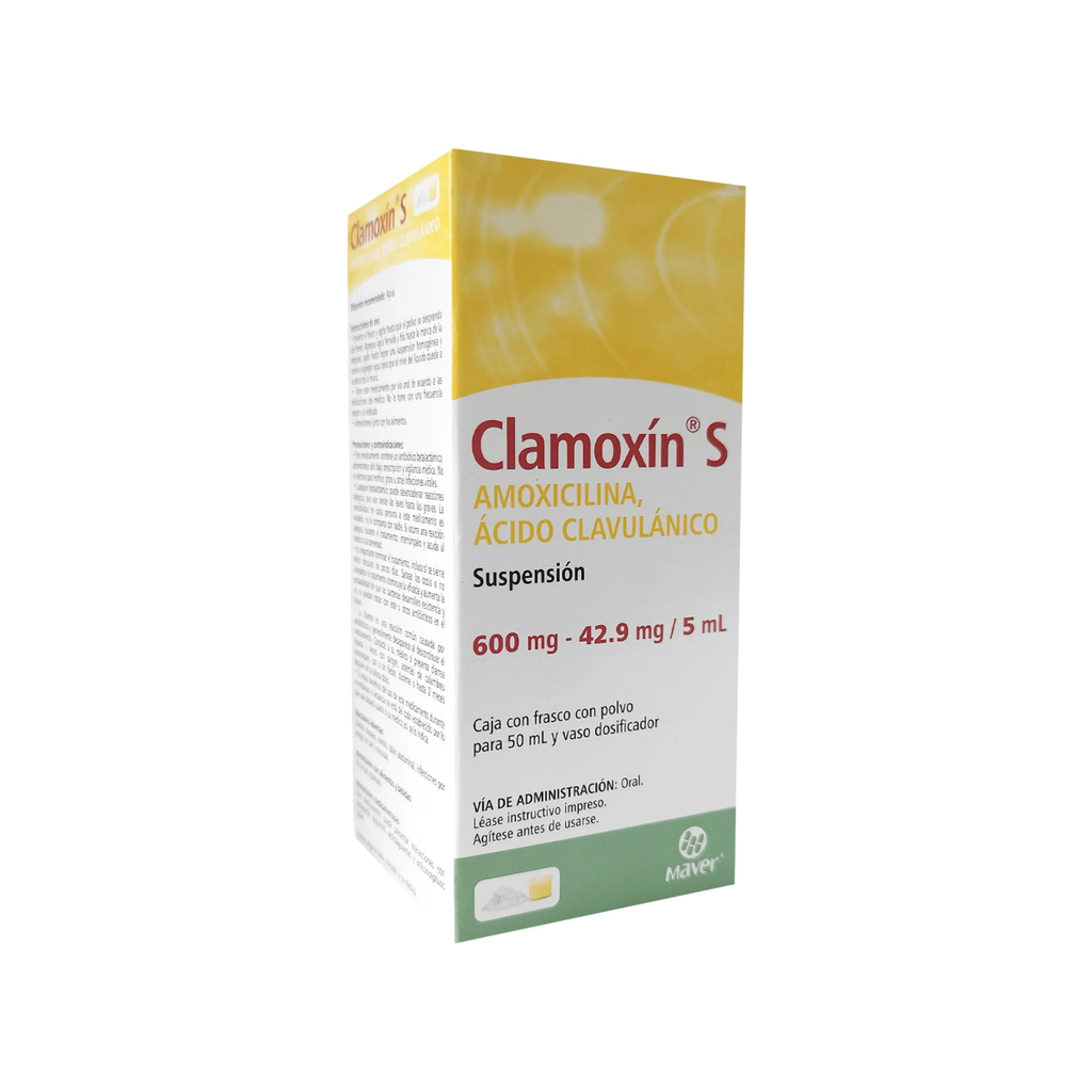 CLAMOXIN S 600/42.9 mg/5 ml 50 Mililitros