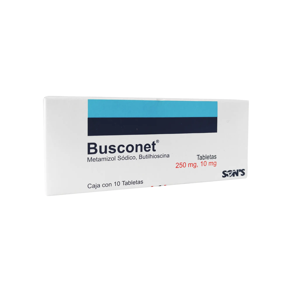 BUSCONET 250/10 mg 10 Tableta(s)