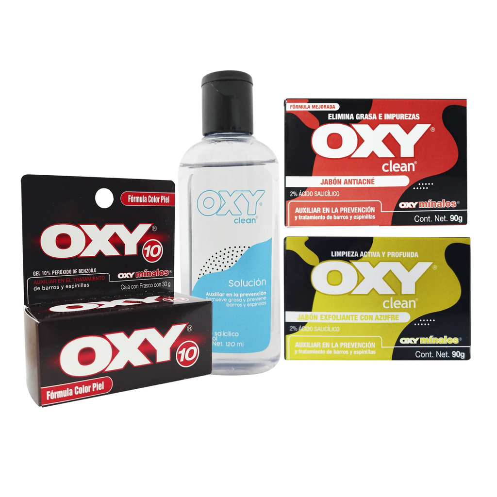 OXY KIT PIEL GRASA, ACNE SEVERO 1 KIT 1 Kit