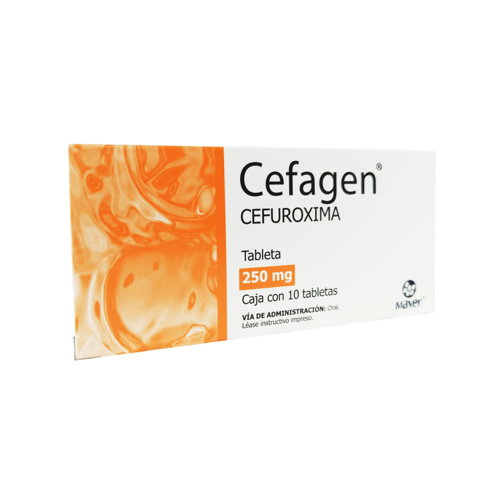 CEFAGEN 250 mg 10 Tableta(s)