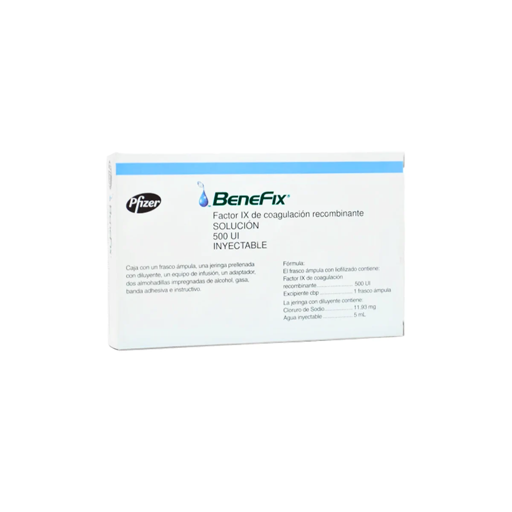 BENEFIX 500 UI 1 Frasco Ámpula