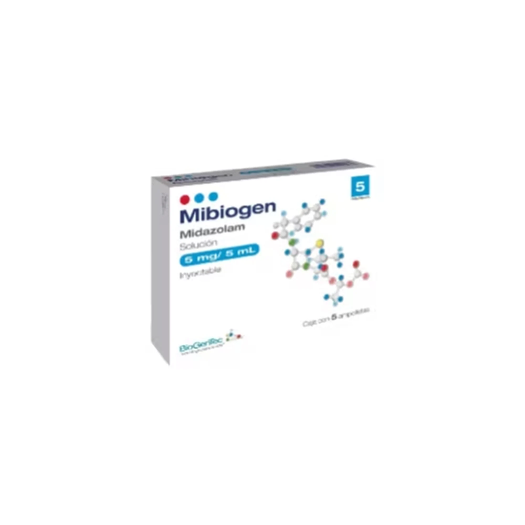 MIBIOGEN 5 mg/5 ml 5 Ampolleta