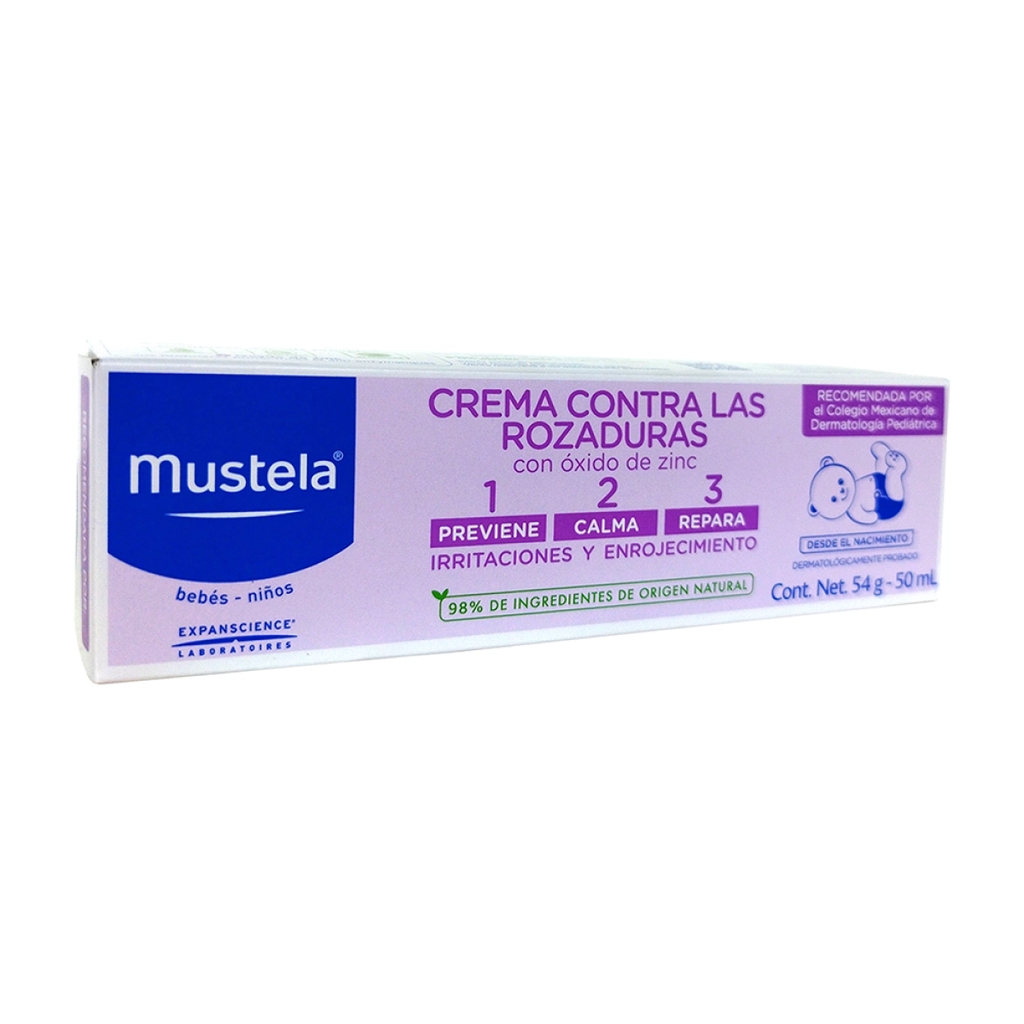 MUSTELA BEBE ROZADURAS CON OXICO DE ZINC 54 g 1 Tubos