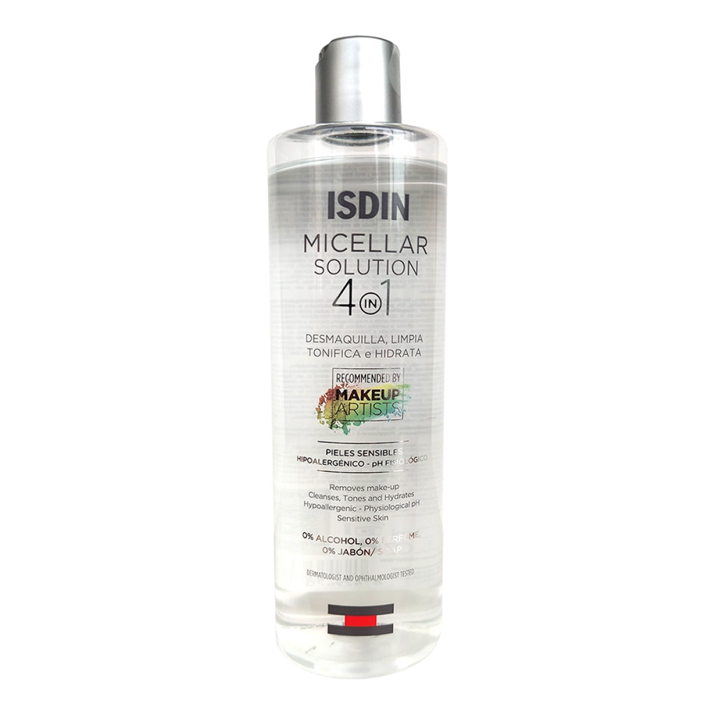 AGUA MICELAR ISDIN 4 EN 1 - 400 Mililitros
