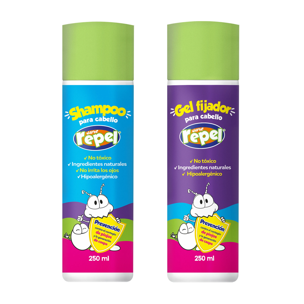 KIT SURE REPEL 1 SHAMPOO + 1GEL - 1 Kit