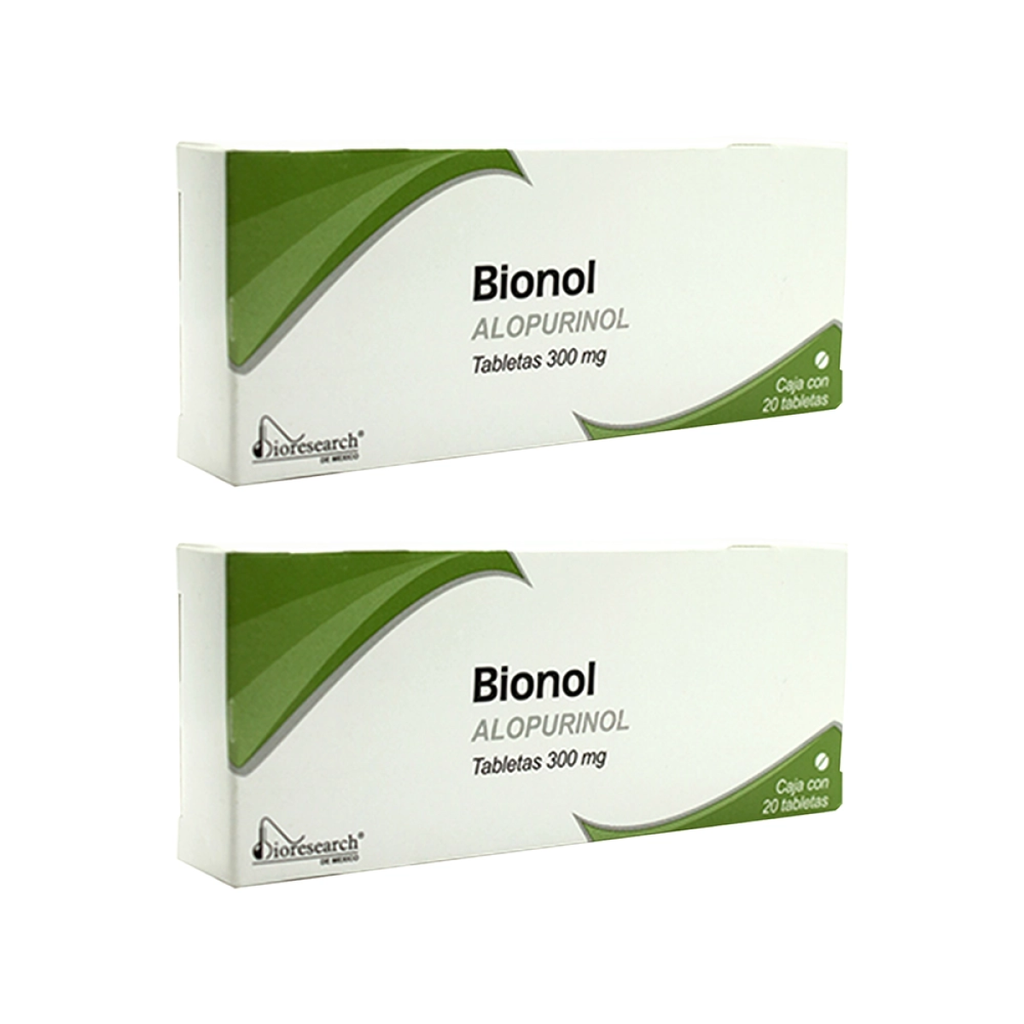 BIONOL 300 MG DOS CAJAS CON 20 TABS C/U 300 mg 40 Tableta(s)