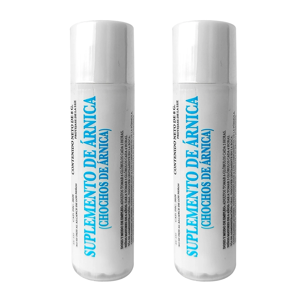 CHOCHOS DE ARNICA DOS PZS CON 8 GR C/U 8 g 16 Gramos