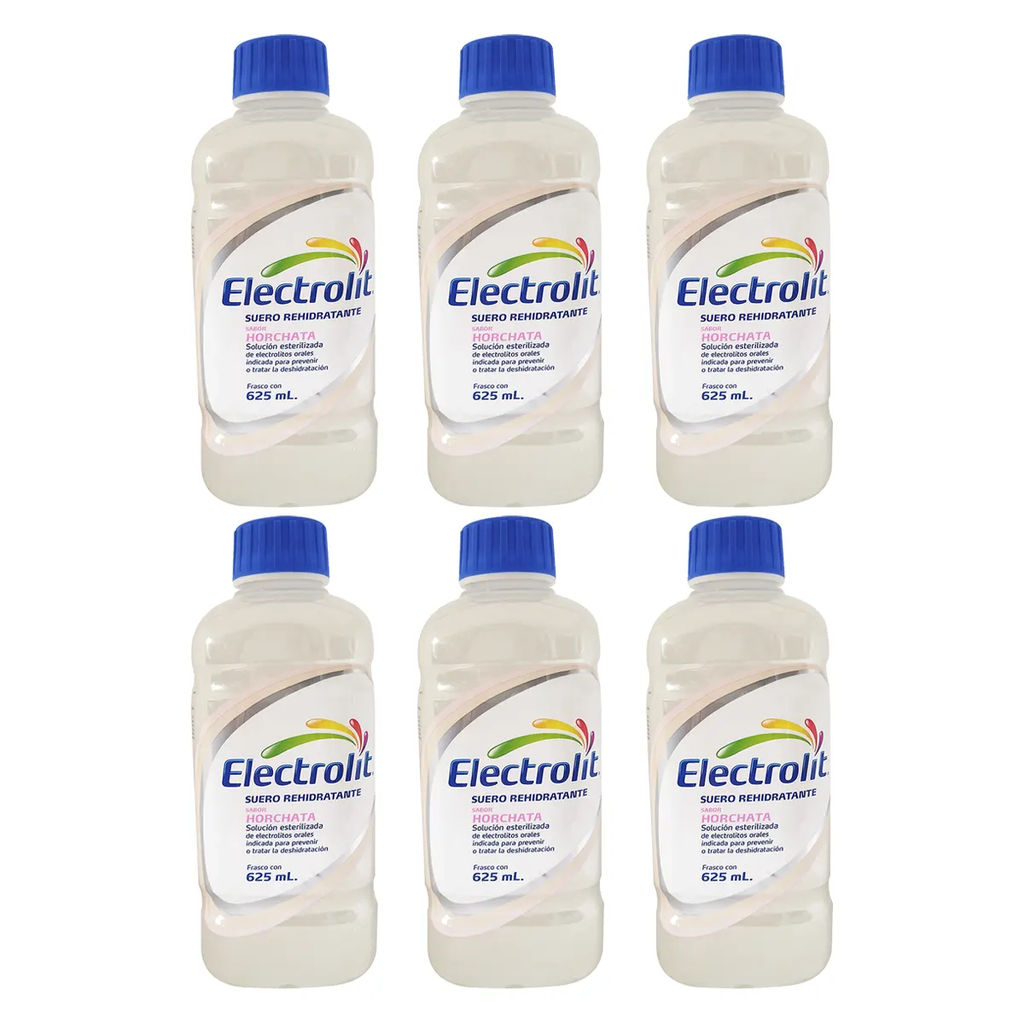 ELECTROLIT HORCHATA SEIS PZS CON 625 ML C/U - 6 Piezas
