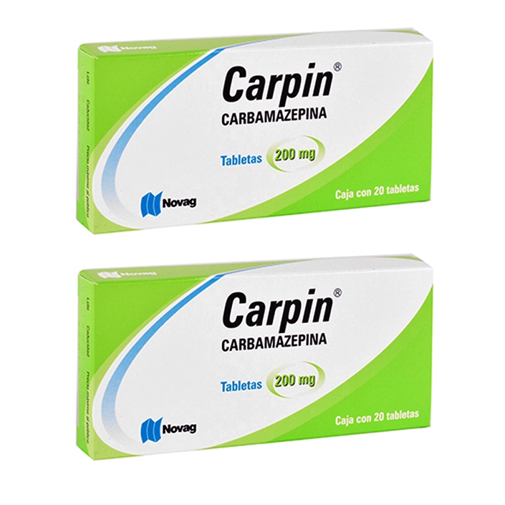 CARPIN 200 MG DOS CAJAS CON 20 TABS C/U 200 mg 40 Tableta(s)