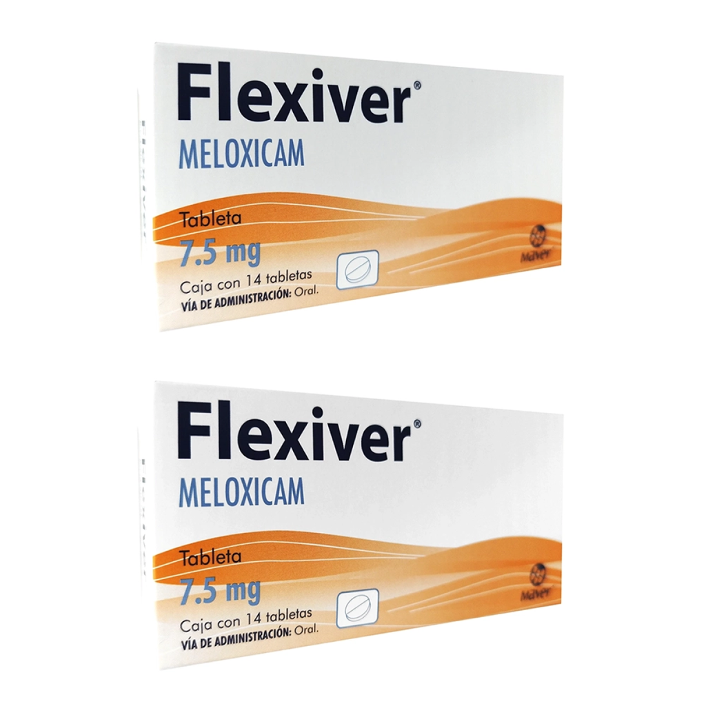 FLEXIVER 7.5 MG DOS CAJAS CON 14 TABS C/U 7.5 mg 28 Tableta(s)